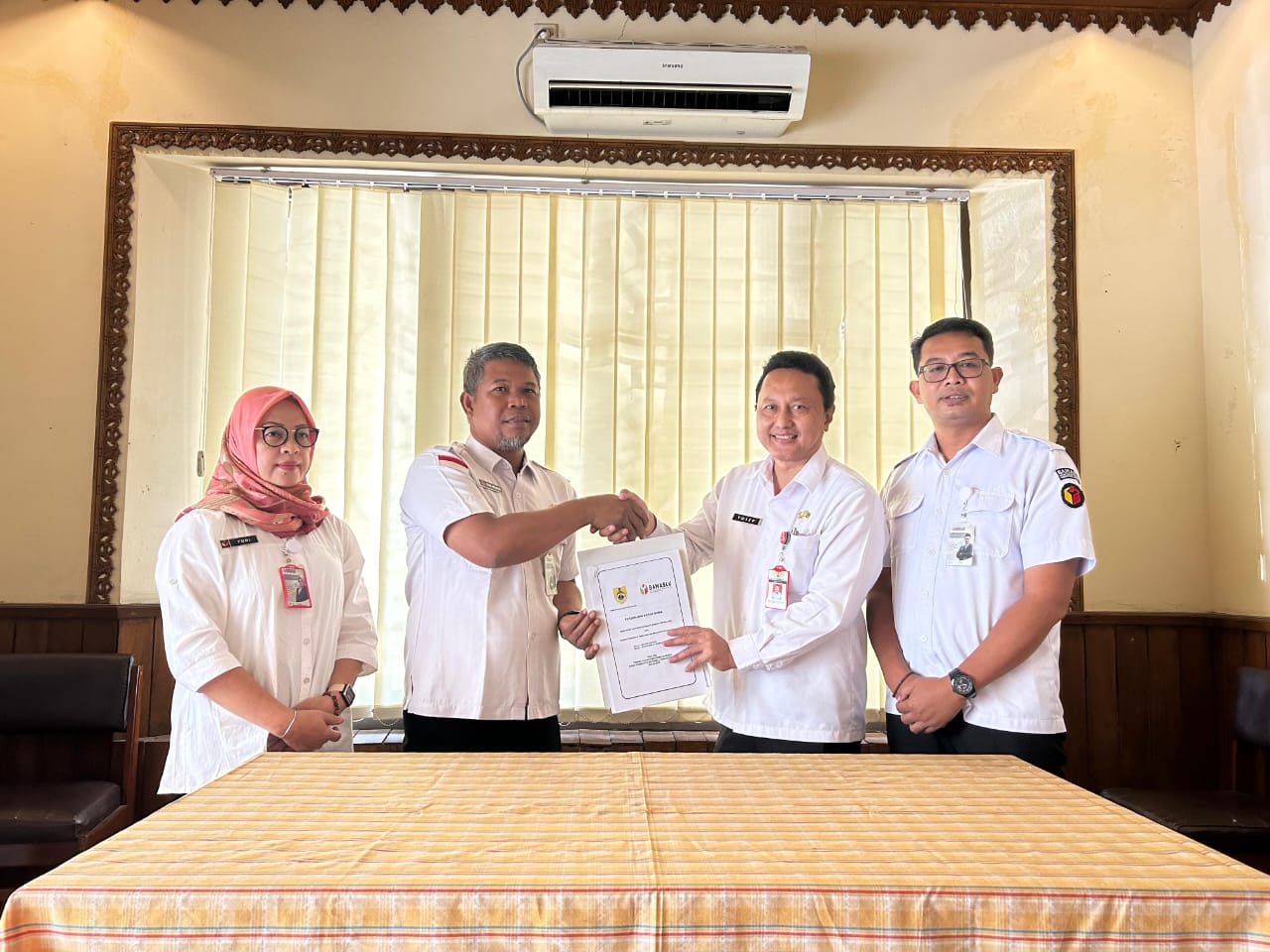 Perjanjian Kerja Sama antara Bawaslu Kabupaten Sragen dengan Dinas Arsip dan Perpustakaan Kabupaten Sragen