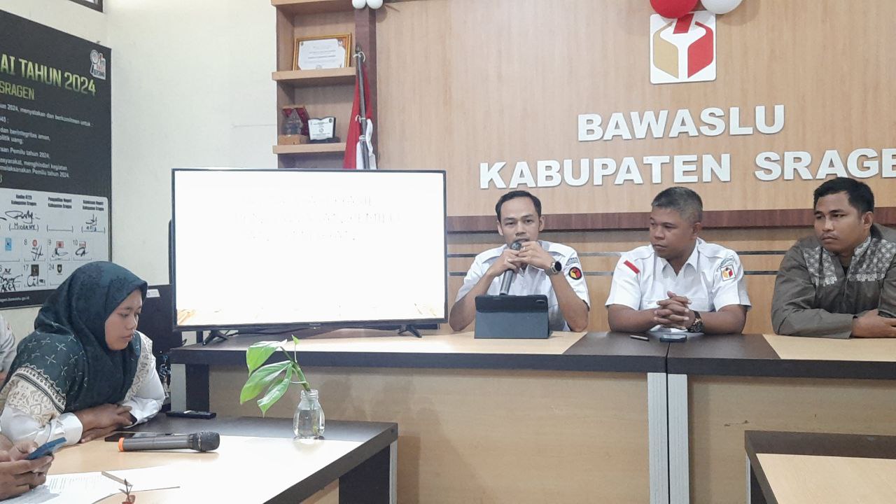 Bawaslu Sragen Gelar Acara Peningkatan Kapasitas Digitalisasi Pengawasan