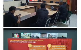 Bawaslu mengikuti Zoom Meeting Raker dan RDP bersama Komisi II DPR RI dan KPU