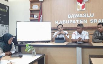 Bawaslu Sragen Gelar Acara Peningkatan Kapasitas Digitalisasi Pengawasan